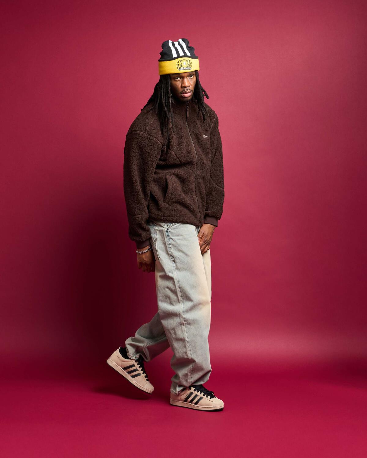 Dime Polar Fleece Sherpa Zip | DIMEHO254BRW | AFEW STORE